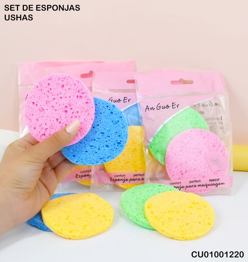 DÚO ESPONJA ⚪⚪ PARA MAQUILLAJE AN GUO ER NO.8038