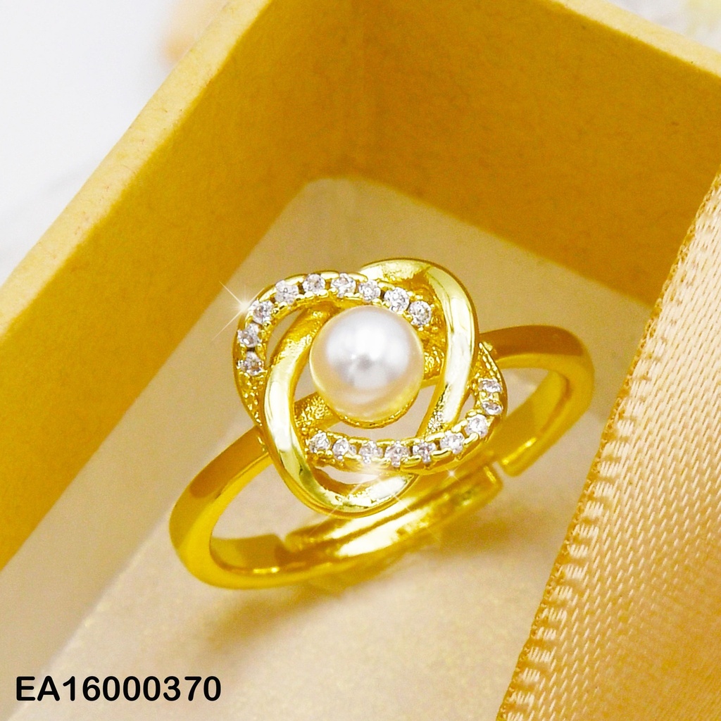 ANILLO PERLA BASE LÍNEAS ENTRELAZADAS