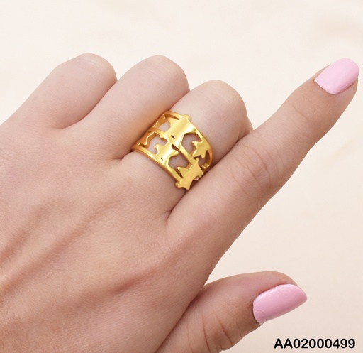 [AA02000499-6] ANILLO ANCHO PLACA DE ESTRELLAS