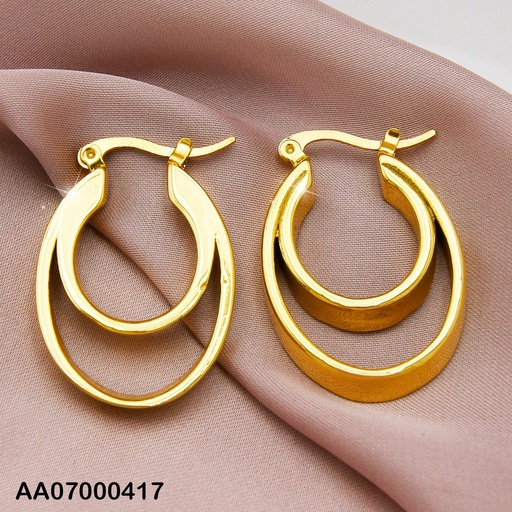 [AA07000417] ARGOLLAS DOBLE ANCHAS PLANAS