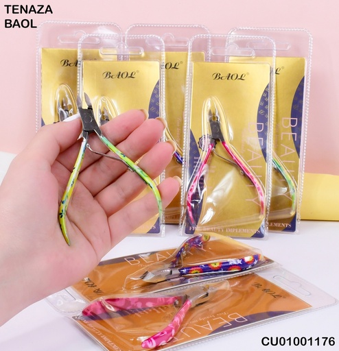 [CU01001176] TENAZA PARA CUTÍCULAS DIBUJOS BAOL