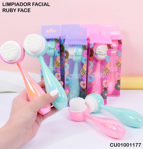 [CU01001177] CEPILLO FACIAL PARA LAVADO RUBYFACE TGXLS