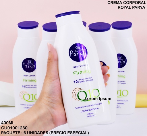 [CU01001230] CREMA CORPORAL FIRMING Q10 400ML FR8615-1