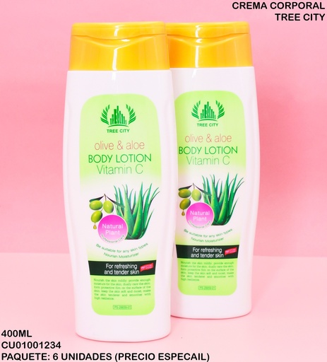 [CU01001234] CREMA CORPORAL OLIVE & ALOE VIT."C" 400ML PS-26659-01