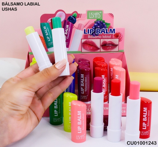 [CU01001243] BÁLSAMO LABIAL USHAS SURTIDOS LP2277