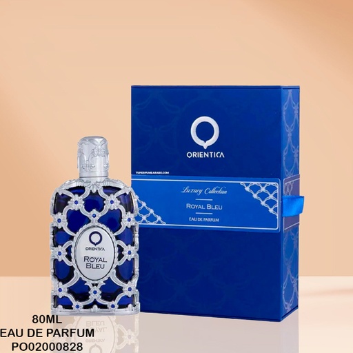 [PO02000828] PERFUME ORIENTICA ROYAL BLEU UNISEX EDP 80ML