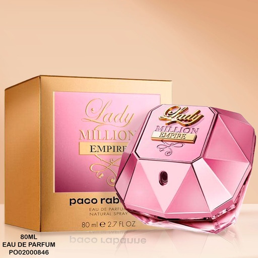 [PO02000846] PERFUME LADY MILLION EMPIRE PACO RABANNE 80ML EDP