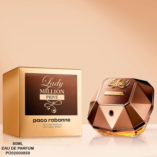 [PO02000859] PERFUME LADY MILLION PRIVÉ PACO RABANNE 80ML EDP