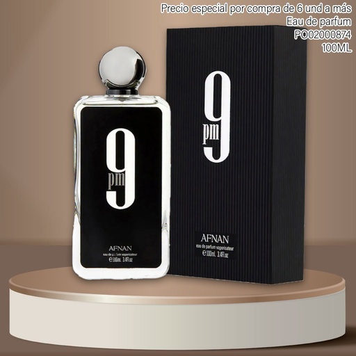 [PO02000874] PERFUME 9PM AFNAN EDP VAPORISATEUR 100ML/3.4