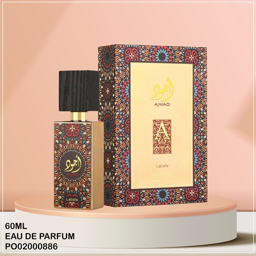 [PO02000886] PERFUME AJWAD LATTAFA UNISEX EDP 60ML