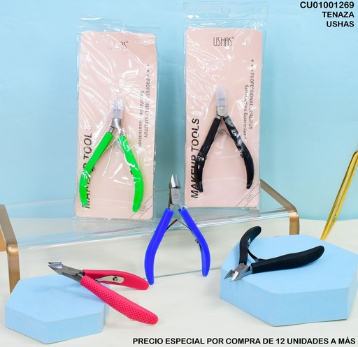 [CU01001269] TENAZA PARA CUTÍCULAS NEON SURTIDOS CT395