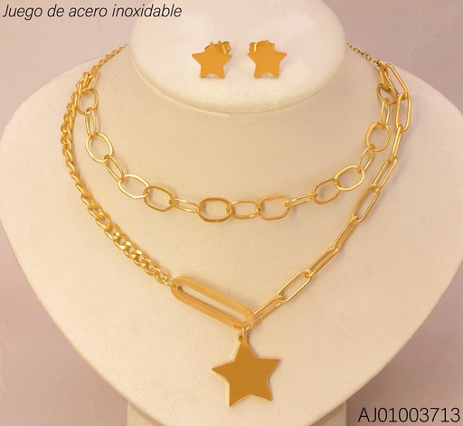 [AJ01003713] JUEGO ESTRELLAS DOBLE CAD.C/ÓVALO ALARGADO
