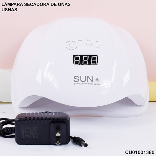 [CU01001380] LÁMPARA LED SECADORA UÑAS 54W