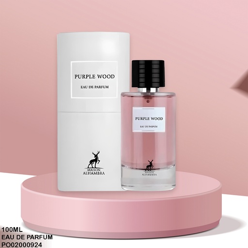 [PO02000924] PERFUME PURPLE WOOD MAISON ALHAMBRA EDP 100ML