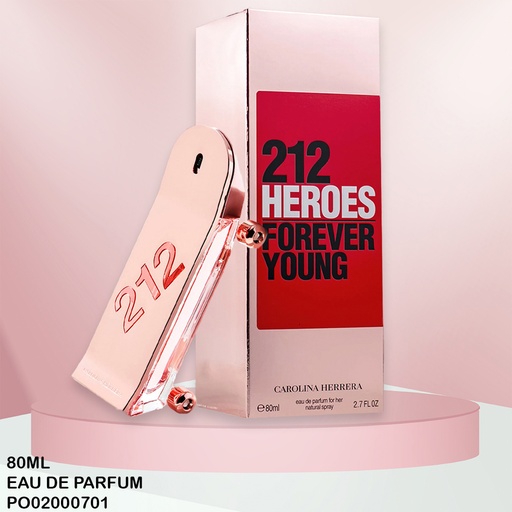 [PO02000701] PERFUME 212 HEROES FOREVER CAROLINA HERRERA EDT 80ML