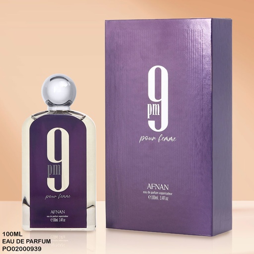 [PO02000939] PERFUME 9PM POUR FEMME AFNAN EDP 100ML