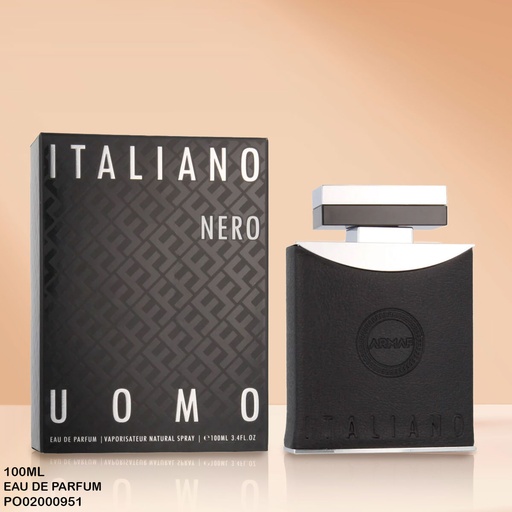 [PO02000951] PERFUME ITALIANO NERO UOMO EDP 100ML ARMAF STERLING
