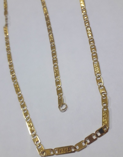 [AS10000037] SET CADENA Y PUSERA CON GRABADO MAYA 3.5NK