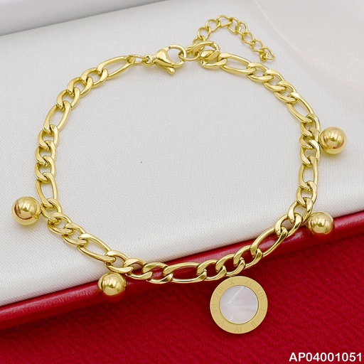 [AP04001051] PULSERA COLGANTES>PELOTITAS DOR/CARTIER 073190