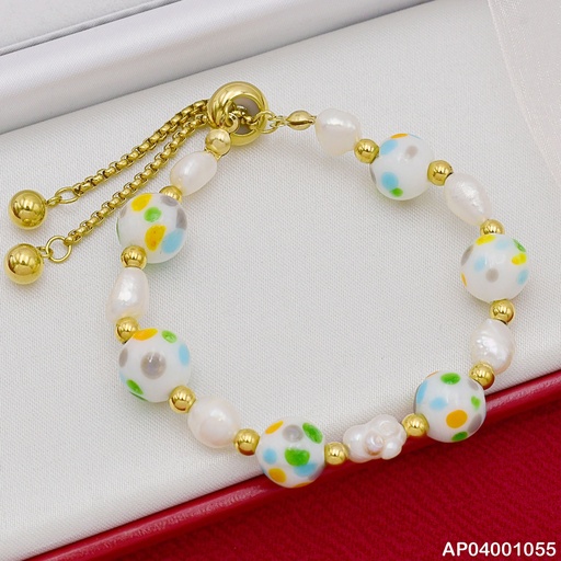 [AP04001055] PULSERA PERLAS DECORADAS/PERLAS CULTIVADAS 072234