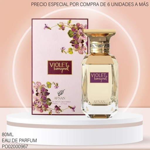 [PO02000967] PERFUME VIOLET BOUQUET AFNAN EDP 80ML