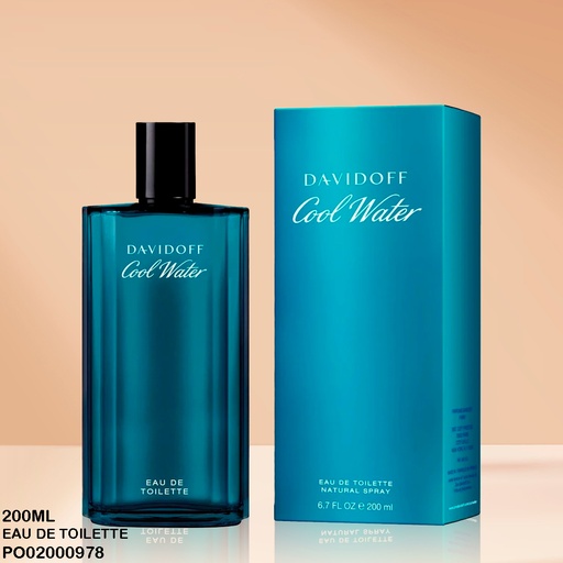 [PO02000978] PERFUME COOL WATER MEN DAVIDOFF 200ML EDT