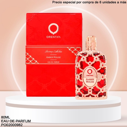 [PO02000982] PERFUME ORIENTICA AMBER ROUGE EDP 80ML