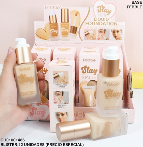 [CU01001486] BASE STAY MATTE FEBBLE 40ML FS359 B