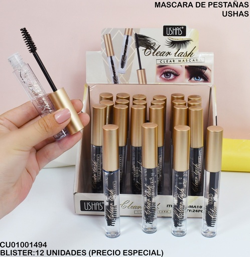 [CU01001494] MÁSCARA CLEAR PESTAÑAS USHAS MA1075