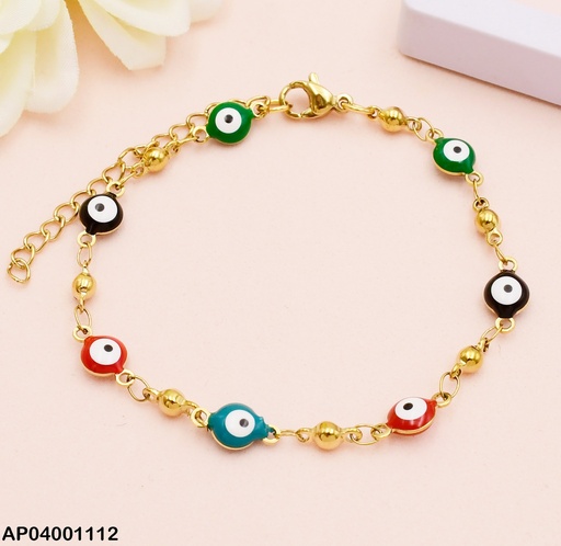 [AP04001112] PULSERAS 7 OJITOS COLORES 072940-180