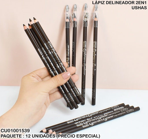 [CU01001539] LÁPIZ DELINEADOR/OJOS STAY USHAS P1030-2# SURTIDOS