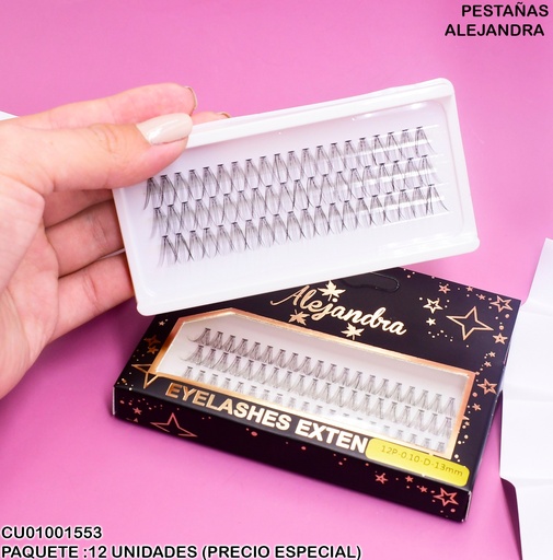 [CU01001553] EXTENSIONES DE PESTAÑAS ALEJANDRA AD2330