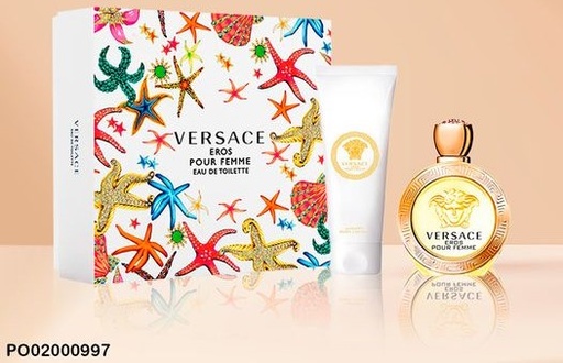 [PO02000997] ESTUCHE VERSACE EROS POUR FEMME 2PCS EDT 150/100ML