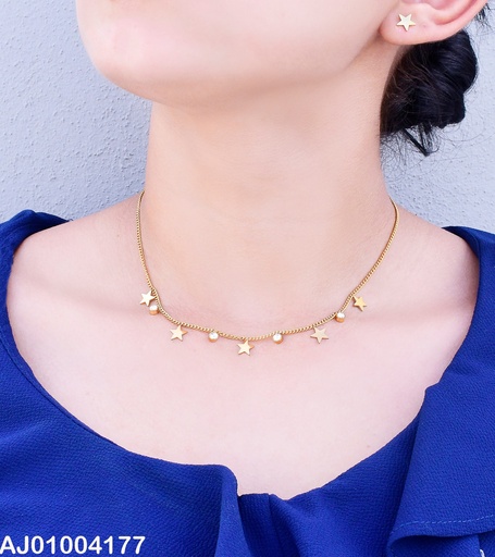 [AJ01004177] JUEGO ARETES/ DIJE ESTRELLAS ZIRC. RD 073105-180