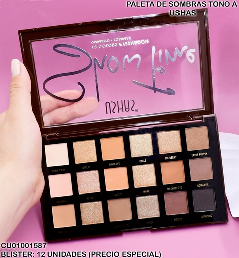 [CU01001587] PALETA DE SOMBRAS 18 TONOS MODELO #ES4195-2