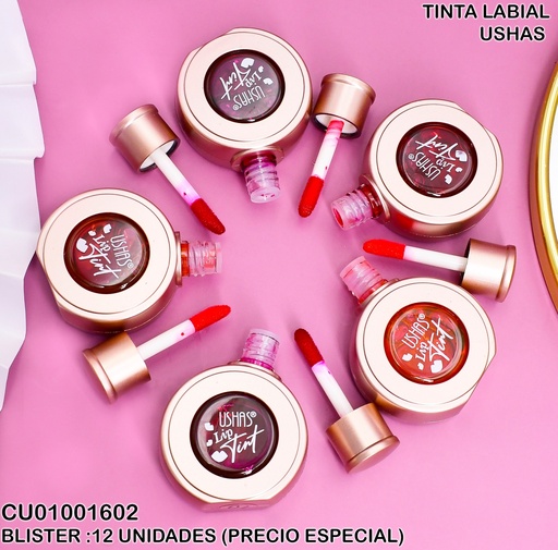 [CU01001602] TINTA LABIAL USHAS FRASCO ANTIGUO LG2517