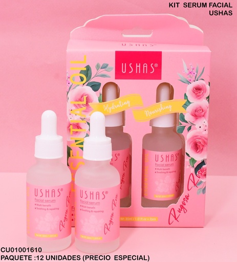 [CU01001610] DUO SERUM FACIAL RUGOSA ROSE USHAS HA277