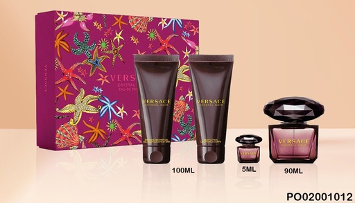 [PO02001012] ESTUCHE CRYSTAL NOIR VERSACE EDT 4PCS