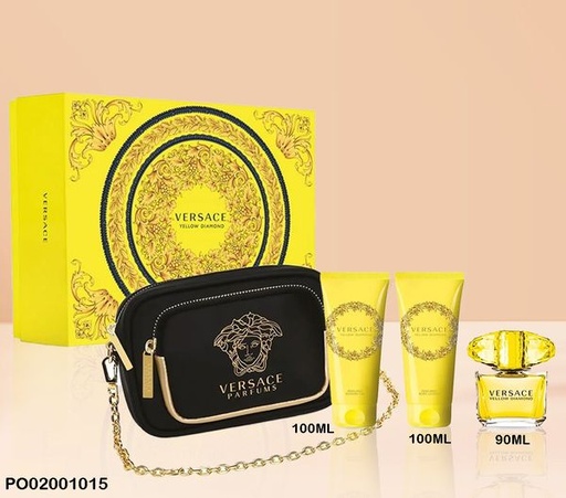 [PO02001015] ESTUCHE PERFUMES YELLOW DIAMOND VERSACE 3PCS/COSMETIQUERA