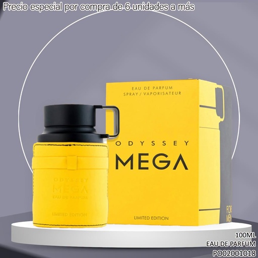 [PO02001018] PERFUME ODYSSEY MEGA ARMAF STERLING EDP 100ML