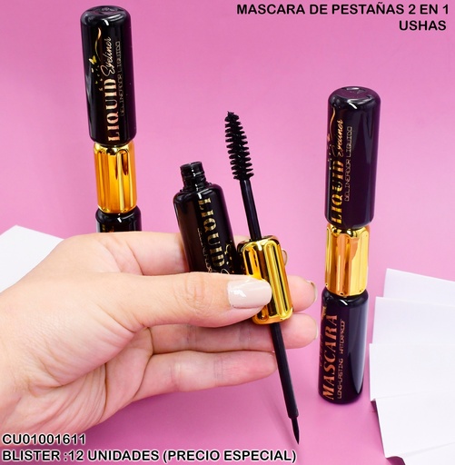 [CU01001611] MASCARA PARA PESTAÑAS EYELINER USHAS MA1081