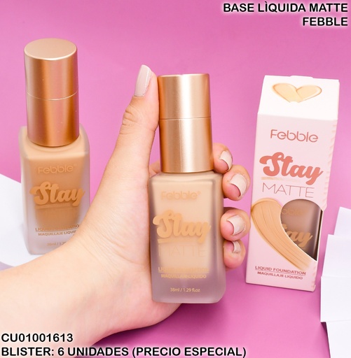 [CU01001613] BASE LIQUIDA MATTE  STAY FEBBLE -USHAS FS359A