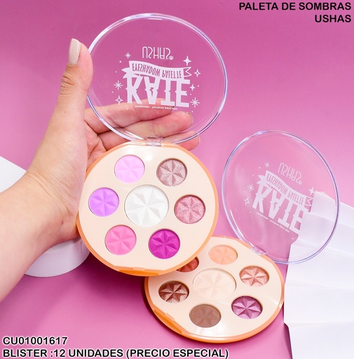 [CU01001617] PALETA SOMBRAS 7 TONOS KATE USHAS ES4192-4