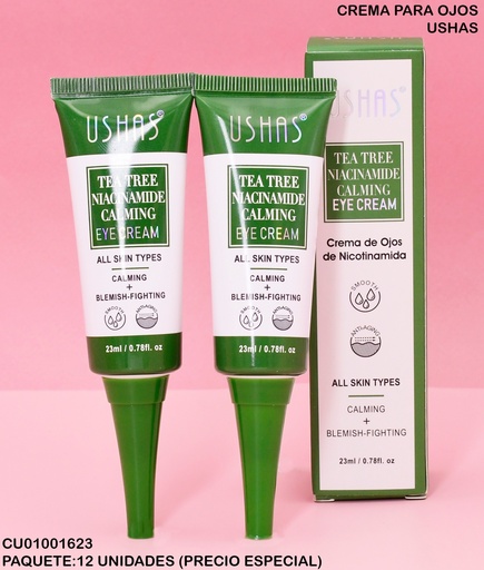 [CU01001623] CREMA PARA OJOS NICOTINAMIDA ALL SKIN TYPES TE VERDE USHAS HA295