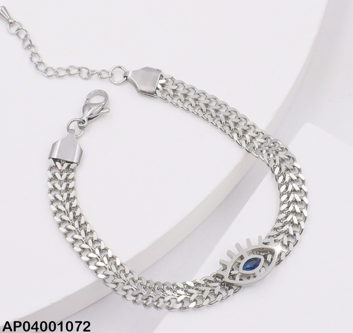 [AP04001072] PULSERA PLATEADA DIJE OJITO 0736352