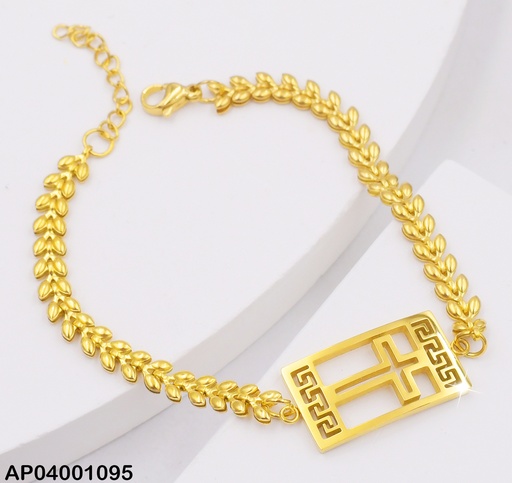 [AP04001095] PULSERA PLACA CRUZ 0713291