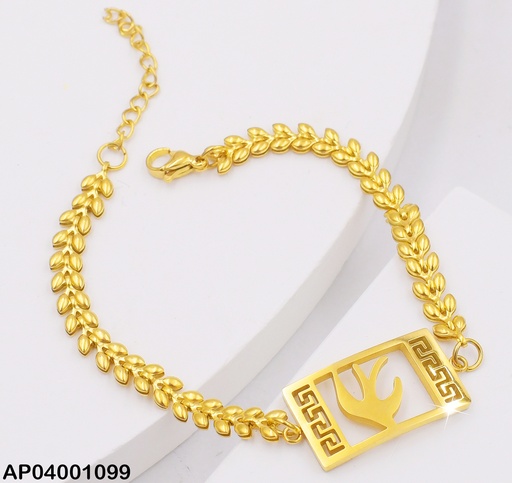 [AP04001099] PULSERA PLACA PALOMA  0713351
