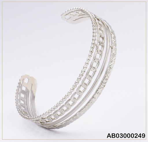 [AB03000249] BRAZALETE PLATEADO 0735112
