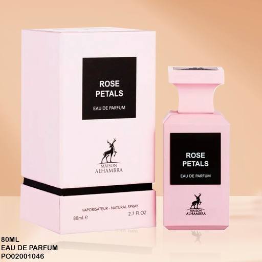 [PO02001046] PERFUME ROSE PETALS EDP MAISON ALHMABRA 80ML
