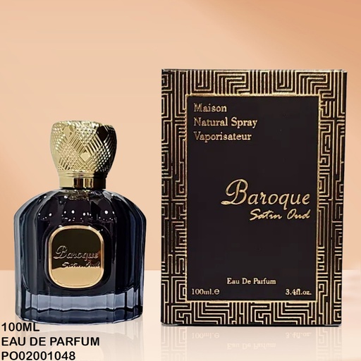 [PO02001048] PERFUME BAROQUE SATIN OUD MAISON ALHAMBRA 100ML EDP